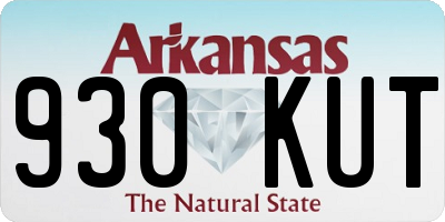 AR license plate 930KUT