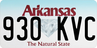 AR license plate 930KVC