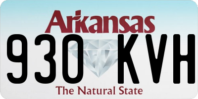 AR license plate 930KVH