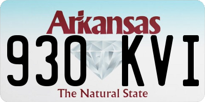 AR license plate 930KVI