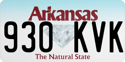 AR license plate 930KVK