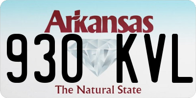 AR license plate 930KVL