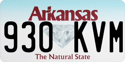 AR license plate 930KVM