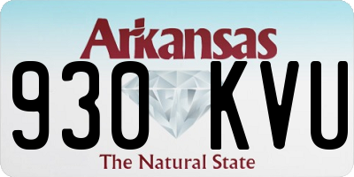 AR license plate 930KVU
