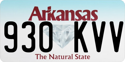 AR license plate 930KVV