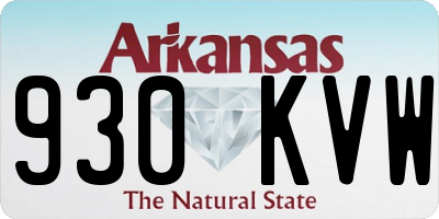 AR license plate 930KVW