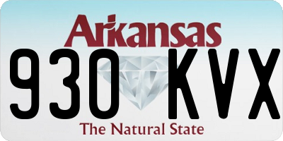 AR license plate 930KVX
