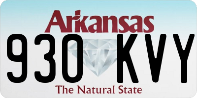 AR license plate 930KVY