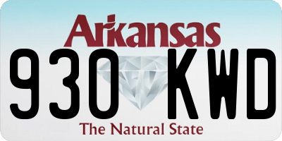 AR license plate 930KWD