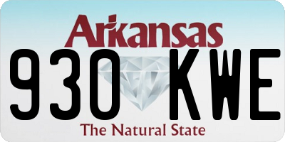 AR license plate 930KWE