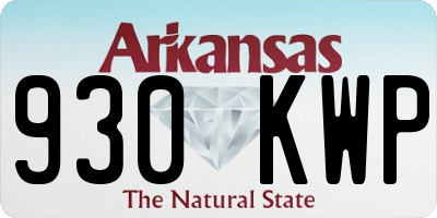 AR license plate 930KWP
