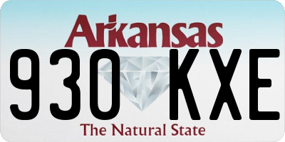 AR license plate 930KXE