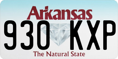 AR license plate 930KXP