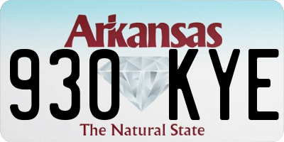 AR license plate 930KYE