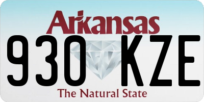 AR license plate 930KZE