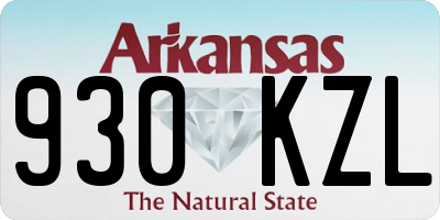 AR license plate 930KZL