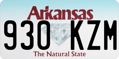 AR license plate 930KZM