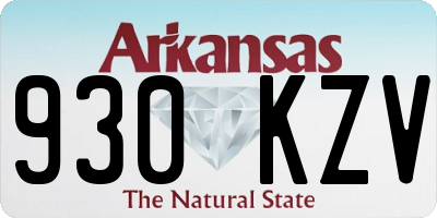 AR license plate 930KZV