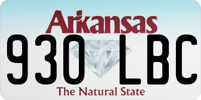 AR license plate 930LBC