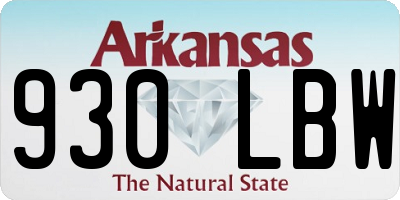 AR license plate 930LBW