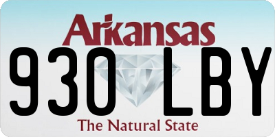 AR license plate 930LBY