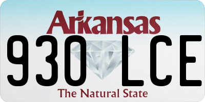AR license plate 930LCE