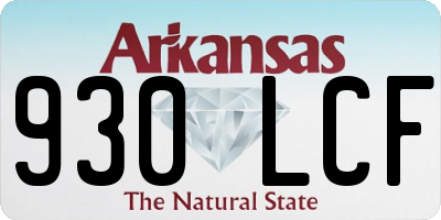 AR license plate 930LCF