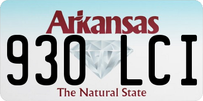 AR license plate 930LCI