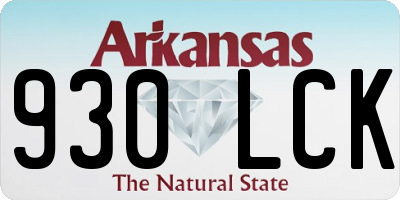 AR license plate 930LCK