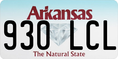 AR license plate 930LCL