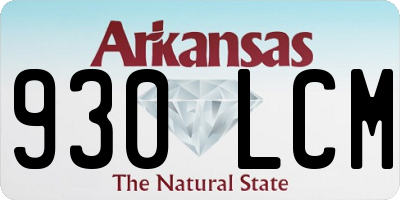 AR license plate 930LCM