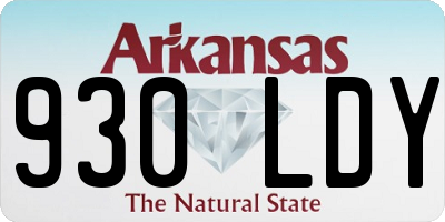 AR license plate 930LDY