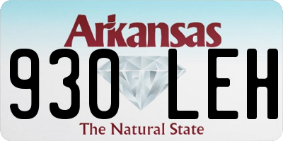 AR license plate 930LEH