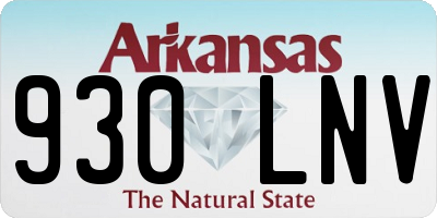 AR license plate 930LNV