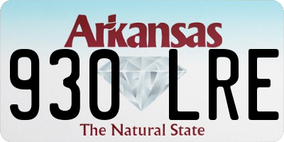 AR license plate 930LRE