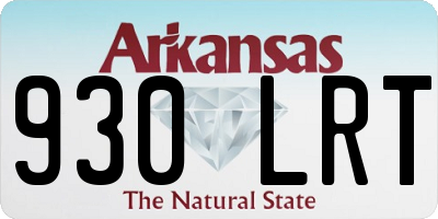AR license plate 930LRT