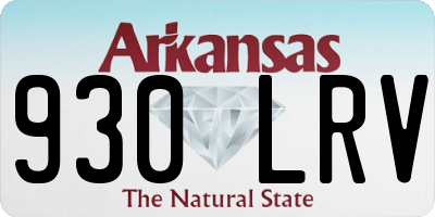 AR license plate 930LRV