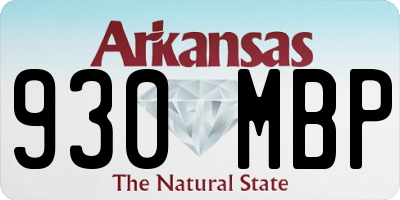 AR license plate 930MBP