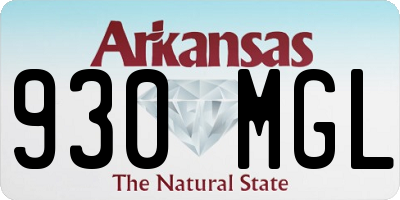 AR license plate 930MGL