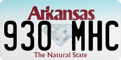 AR license plate 930MHC