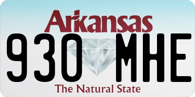 AR license plate 930MHE