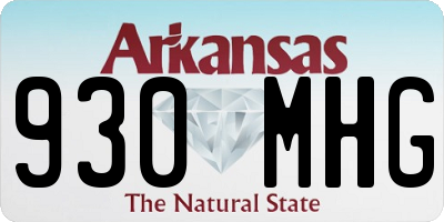 AR license plate 930MHG