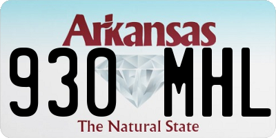 AR license plate 930MHL