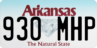 AR license plate 930MHP