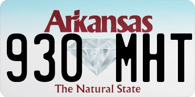 AR license plate 930MHT