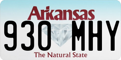 AR license plate 930MHY