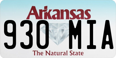 AR license plate 930MIA