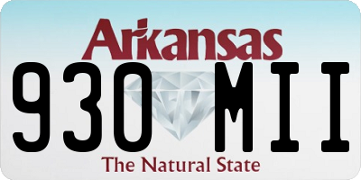 AR license plate 930MII