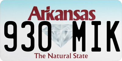 AR license plate 930MIK