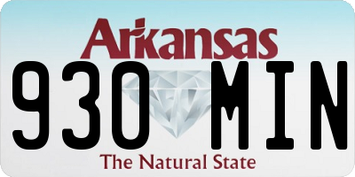 AR license plate 930MIN